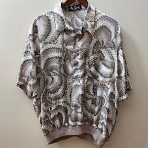 Vintage ALAN STUART Abstract Shirt~XL